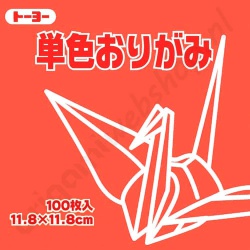 Origami Papier Rozerood 11,8 x 11,8 cm