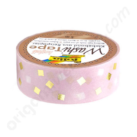 Chronisch slinger Verbazingwekkend Washi Tape Ruiten met Goud Folie - De Origami Webshop