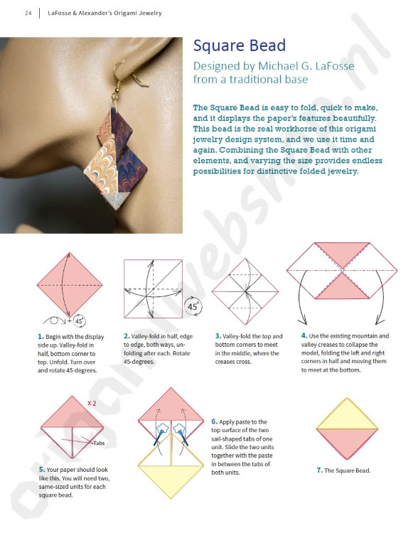 Boek Origami Jewelry (Engels) De Origami