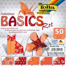 Origami Basics Rood 15 x 15 cm