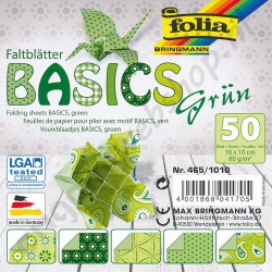 Origami Basics Groen 10 x 10 cm