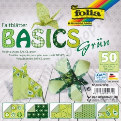 Origami Basics Groen 15 x 15 cm