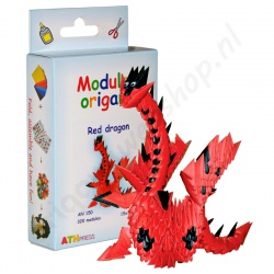Modulaire Origami 3D Kit Rode Draak