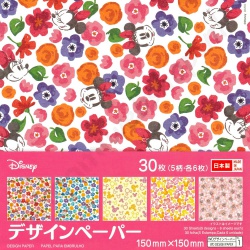 Origami Japanse Washi Disney Minnie Mouse 15 x 15 cm