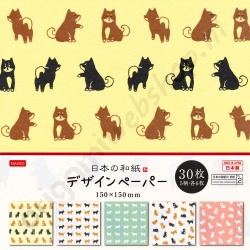 Origami Japanse Washi Shiba Honden 15 x 15 cm