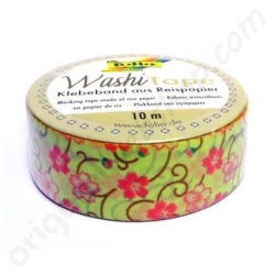 Washi Tape Bloemenranken Groen