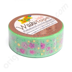 Washi Tape Bloemen met Goud Hotfoil