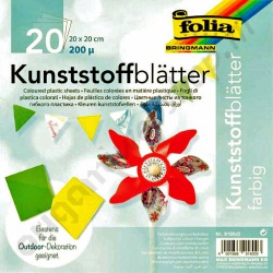 Vouwbladen Kunststof 20 x 20 cm