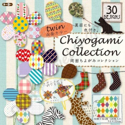Origami Box Dubbelzijdig Chiyogami Collectie 7,5 x 7,5 cm