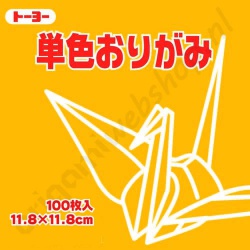 Origami Papier Donkergeel 11,8 x 11,8 cm