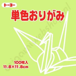 Origami Papier Zachtgroen 11,8 x 11,8 cm