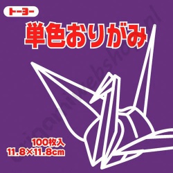 Origami Papier Donkerpaars 11,8 x 11,8 cm