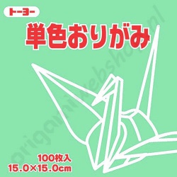 Origami Papier Mint 15 x 15 cm