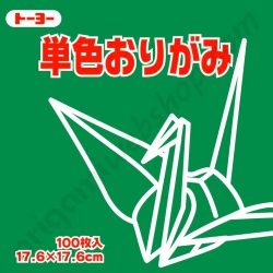 Origami Papier Groen 17,6 x 17,6 cm