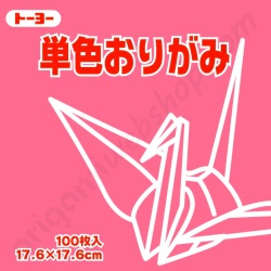 Origami Papier Fel Roze 17,6 x 17,6 cm