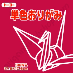 Origami Papier Roodpaars 17,6 x 17,6 cm