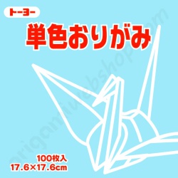 Origami Papier Zachtblauw 17,6 x 17,6 cm