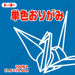 Origami Papier Ultramarijnblauw 17,6 x 17,6 cm