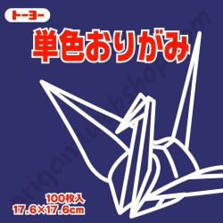 Origami Papier Donkerblauw 17,6 x 17,6 cm
