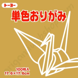 Origami Papier Zandkleur 17,6 x 17,6 cm