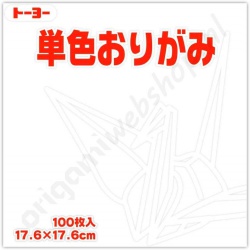 Origami Papier Wit 17,6 x 17,6 cm