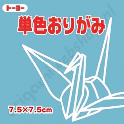 Origami Papier Grijsblauw 7,5 x 7,5 cm