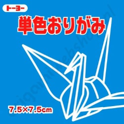 Origami Papier Blauw 7,5 x 7,5 cm