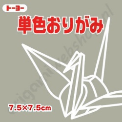 Origami Papier Grijs 7,5 x 7,5 cm