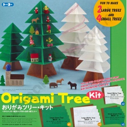 Origami Dennenbomen Set