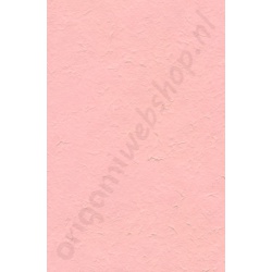Allerlaatste Exemplaar! Handgeschept Moerbei Papier Lichtroze 25 x 38 cm