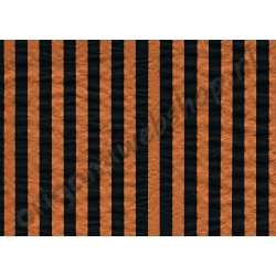 Allerlaatste Exemplaar! Handgeschept Gestreept Moerbei Zijdepapier Koper 50 x 70 cm