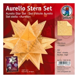 Origami Aurelio Sterren Set Swirl 15 x 15 cm