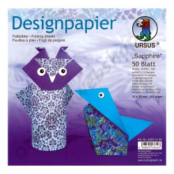Origami Designpapier Sapphire 20 x 20 cm