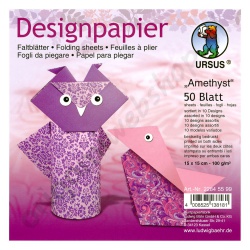 Origami Designpapier Amethyst 15 x 15 cm