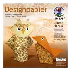 Origami Designpapier Amber 20 x 20 cm