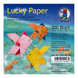 Origami Lucky Paper 10 x 10 cm