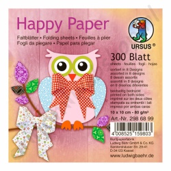 Origami Happy Paper 10 x 10 cm