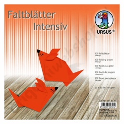 Vouwblaadjes Oranje 20 x 20 cm