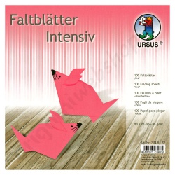 Vouwblaadjes Fel Roze 20 x 20 cm