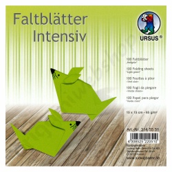 Vouwblaadjes Lichtgroen 15 x 15 cm