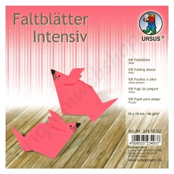 Vouwblaadjes Fel Roze 15 x 15 cm