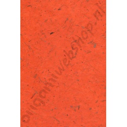 Handgeschept Bananen Papier Oranje 21 x 31 cm