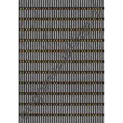 Handgeschept Papier "Dynastie" Zwart 50 x 70 cm