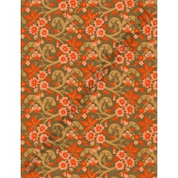 Allerlaatste Exemplaar! Handgeschept Papier Indian Style "Lavali" Sierlijk 21,6 x 28 cm