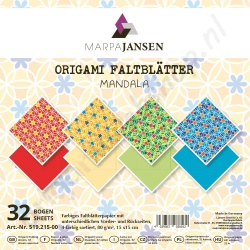 Origami Mandala 15 x 15 cm