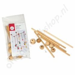Houten Stermobiel 33 cm