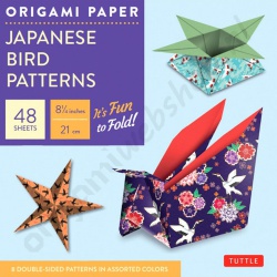 Origami Japanse Stijl Vogels 21 x 21 cm