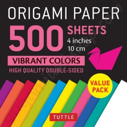 Dubbelzijdig Origami Duo Heldere kleuren Voordeelpak 10 x 10 cm