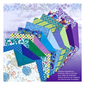 Origami Designpapier Sapphire 10 x 10 cm