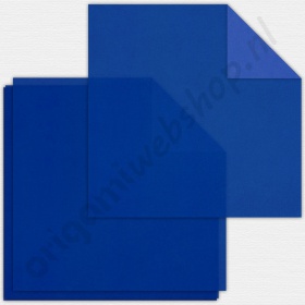 Origami Bascetta Ster Transparant Blauw 20 x 20 cm